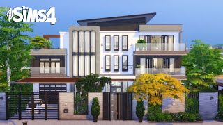 MODERN Luxury Home  Newcrest  The Sims 4  No CC  Stop Motion Build [upl. by Vivle1]