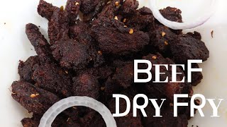 HOW TO MAKE BEEF DRY FRYBDF RECIPEMALAYALAM [upl. by Sualokin]