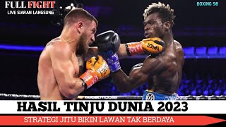 HASIL TINJU DUNIA  STRATEGI JITU BIKIN LAWAN TAK BERDAYA  VASILIY LOMACHENKO VS RICHARD COMMEY [upl. by Rahsab961]