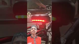 DIY Amazing cycle brake light experimemt youtubeshort shortindia [upl. by Letnahc]