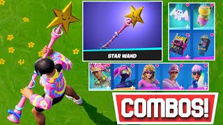 BEST STAR WAND PICKAXE COMBOS  Fortnite [upl. by Ezra]