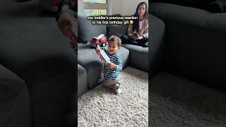 Our Son’s Reaction To Receiving His First Birthday Gift 🥹 [upl. by Laaspere279]