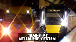 Trains at Melbourne Central  September 2024 [upl. by Ailssa]