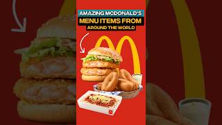 3 Unique Items from McDonalds Stores Around the World [upl. by Crabb209]