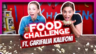 Food Challenge με τη Γαρυφαλλιά Καληφώνη  Evridiki Valavani [upl. by Sinnal]