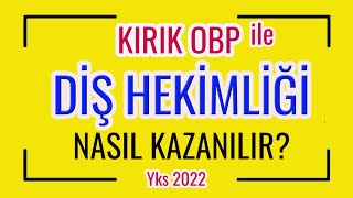 kırık obp ile diş hekimliği nasıl kazanılır II yks tyt [upl. by Det63]