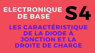 2  Les Caractéristique de la Diode à Jonction et La Droite de Charge [upl. by Nodnol]