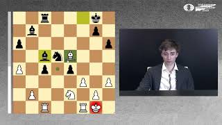 GM Daniil Dubov analyzes Game 13  Nepomniachtchi vs Ding [upl. by Elleirol273]