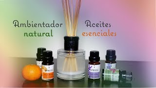 Ambientador con Aceites Esenciales 100 Natural  de larga duracion [upl. by Ellesirg216]