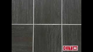 Kilimanjaro Moremi Charcoal EcoTec Matt Porcelain Floor Tile  420 x 420mm [upl. by Alhahs316]