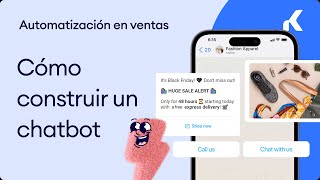 Cómo construir un chatbot en Kommo  El Salesbot de Kommo [upl. by Nissa]