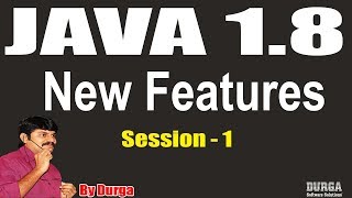 Java 8 New Features Introduction  Session  1  On 30072018 by Durga Sir [upl. by Iak]