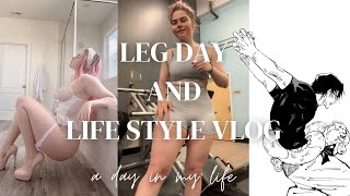 Leg day and life style vlog 🫡 I didn’t cosplay tifa still 😭 [upl. by Naget]