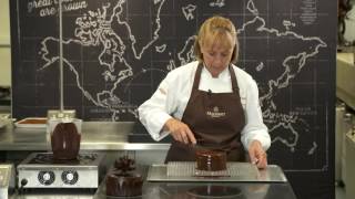 Callebaut Cover a Cake with Chocolate Ganache [upl. by Idak]