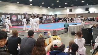 Kukkiwon Demonstration Team at the 2023 USA Taekwondo National Tournament [upl. by Ailelc]