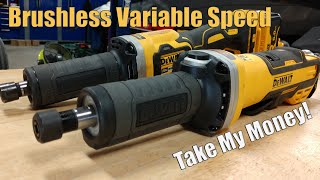 New DEWALT Corded Brushless Variable Speed Paddle Switch 2quot Die Grinder Review DWE4997NVS [upl. by Adina]