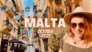 A WEEKEND AWAY IN MALTA  OCTOBER 2021  SLIEMA BIRGU RABAT AND VALLETTA FOR COCKTAILS [upl. by Klehm]