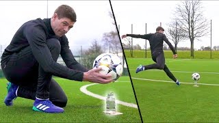 STEVEN GERRARD amp F2 AMAZING SHOOTING SESSION WATERBOTTLE EDITION [upl. by Atnes]