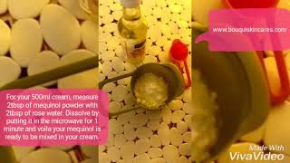 Dissolve your mequinol crystal in 1 minute [upl. by Initof]