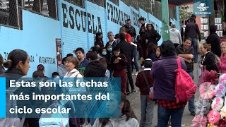 Días festivos vacaciones y puentes así quedó el calendario escolar 2023 2024 [upl. by Moia]