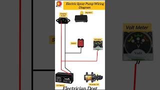 Electric Spray Pump Wiring Diagram pumpwiring shorts ytshorts [upl. by Leotie]