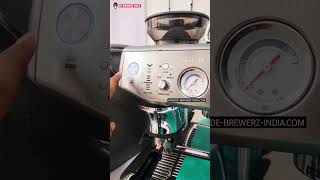 BARISTA EXPRESS IMPRESS  HOW TO GRIND COFFEE BEANS IN BREVILLE  SAGE APPLIANCES COFFEE MACHINE [upl. by Laenaj]