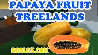 TreeLands Pick Papaya Roblox [upl. by Pietro]