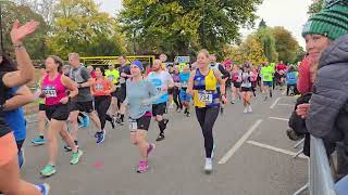 2024 Great Eastern Run Half Marathon Start Peterborough 13 October [upl. by Ellertal]