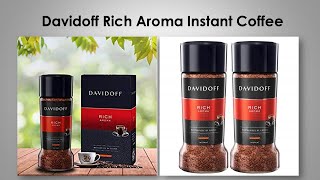 Davidoff Rich Aroma Instant Coffee  Product Review [upl. by Oileduab]