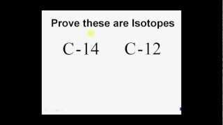 Solving Isotopes in Atoms Protons Neutrons amp Different Forms of the Same Element [upl. by Emyam]