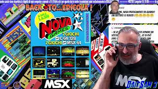 ONLY REALHARDWARE MSX Edicola con NOVA GAMES n28  SORPRESA FINALE [upl. by Neltiac718]