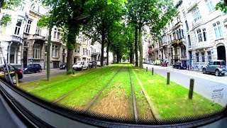 The Brussels Tram Route 3  Whole Tramline [upl. by Napra]