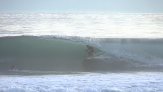 Glassy Sunset Barrels Raw  California Surfing [upl. by Lancelle]