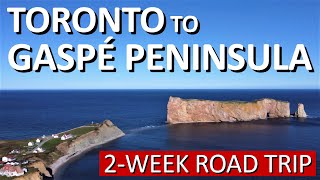 Road Trip 2021 Toronto to Gaspé Peninsula Vlog  2Week Trip Vlog on a Budget [upl. by Ailido]