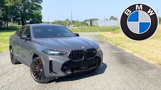 2025 BMW X6 M60i xDrive POV Start Up Test Drive Walkaround and Review [upl. by Guthry]