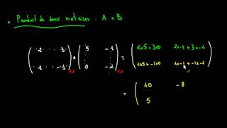 Matrices et suites cours 2 [upl. by Clynes]