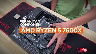 Rakit PC Ryzen 7600X akhir 2023 PC Gaming Content Creator [upl. by Eyaj]