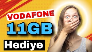 Vodafone bedava internet 2024 11GB Yeni Kampanya 😍 Hızlı Olun [upl. by Aihsiek785]