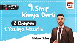 9Sınıf  Kimya  2Dönem  1Yazılıya Hazırlık  Güçlü ve Zayıf Etkileşimler  Görkem Şahin  2024 [upl. by Ynattyrb]