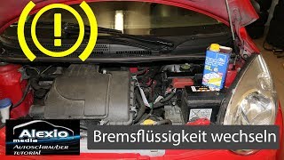 🔧Bremsflüssigkeitswechsel beim Citroën C1Toyota Aygo Peugeot 107  changing the brake fluid HD [upl. by Ahselyt808]