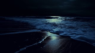 Fall Asleep With Relaxing Wave Sounds at Night Low Pitch Ocean Music for Deep Sleeping [upl. by Akcirred564]