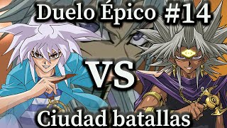 Duelos épicos Ciudad batallas 14  Bakura VS Marik  Un duelo Diabólico [upl. by Harim]