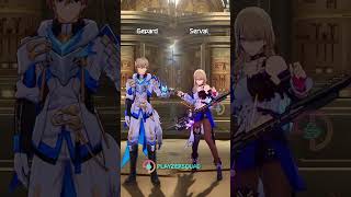 My Best Duos ingame 😎 Honkai Star Rail shorts caelus stelle serval sushang guinaifen hanya [upl. by Etiam]