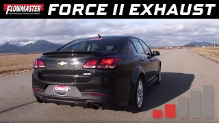 2014 Chevy SS Sedan 62L  Force II Catback Exhaust System 817657 [upl. by Cohla]