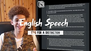 How to Get a DISTINCTION In Your GCSE English Language Speech [upl. by Reahard]