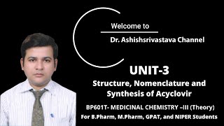 SYNTHESIS OF ACYCLOVIR  MEDICINAL CHEMISTRY  GPAT  BPharm 6th SEMESTER [upl. by Nnaycnan]