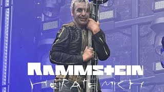 Rammstein  Heirate Mich Live 2022 [upl. by Chill346]