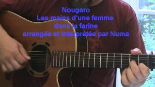 Les mains dune femme dans la farine Claude Nougaro cover guitare Gravy Waltz Steve Allen 1965 [upl. by Malaspina561]