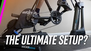 Wahoo KICKR MOVE  KICKR CLIMB  The Ultimate Pain Cave Setup [upl. by Nike]