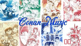 【作業用BGM👓】テンション爆アゲ⤴︎⤴︎コナン映画主題歌メドレー❣️ Conan Movie Theme Song Medley♡❤︎ [upl. by Dlarej]